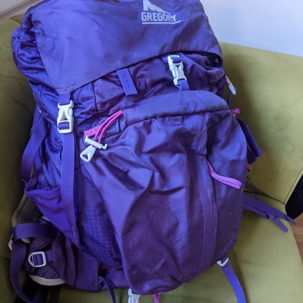 Gregory jade 38 purple backpacking